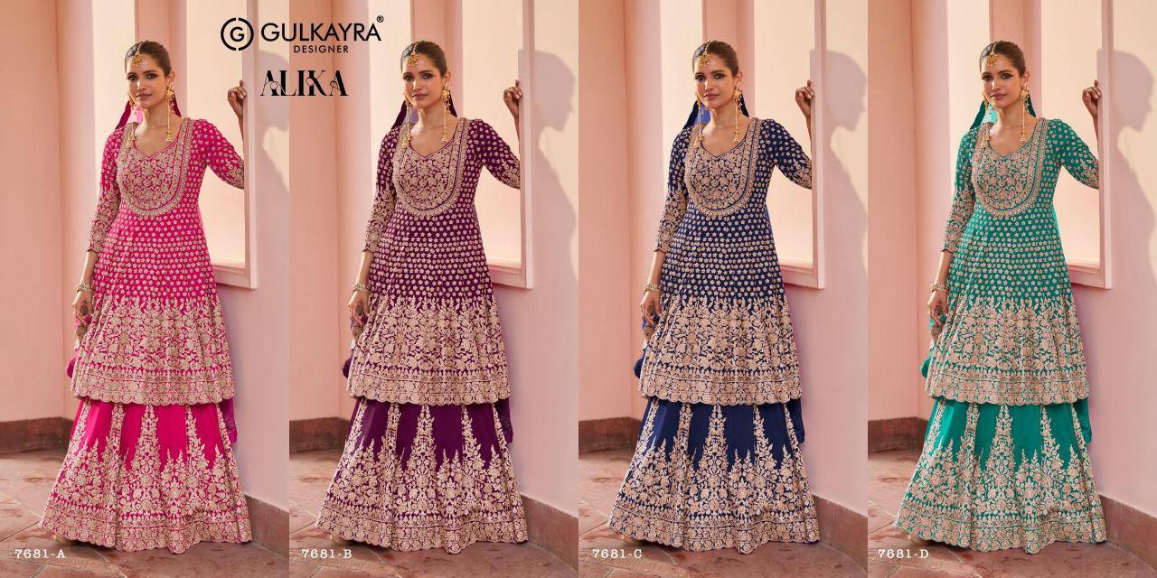 Gulkayra alika salwar suit manufacturers in India